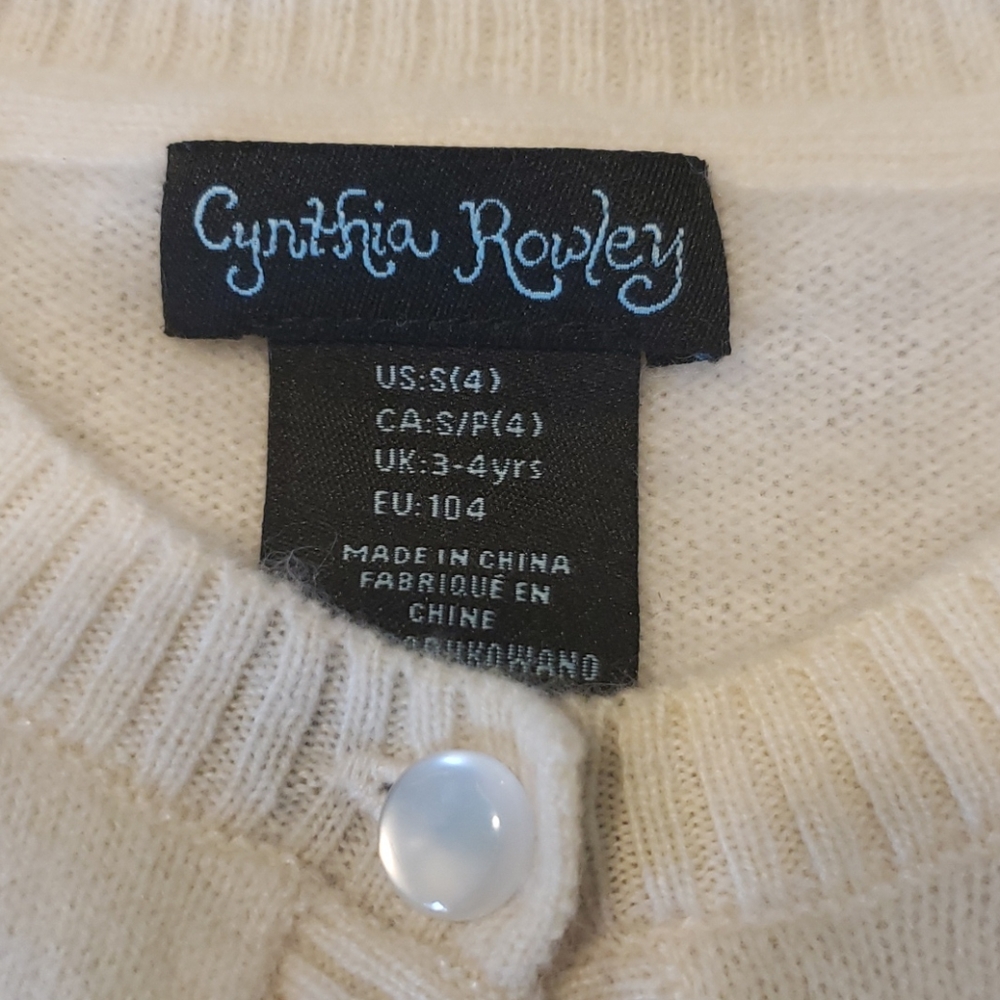 100% Cashmere sweater size 4 Cynthia Rowley - Picture 2 of 4